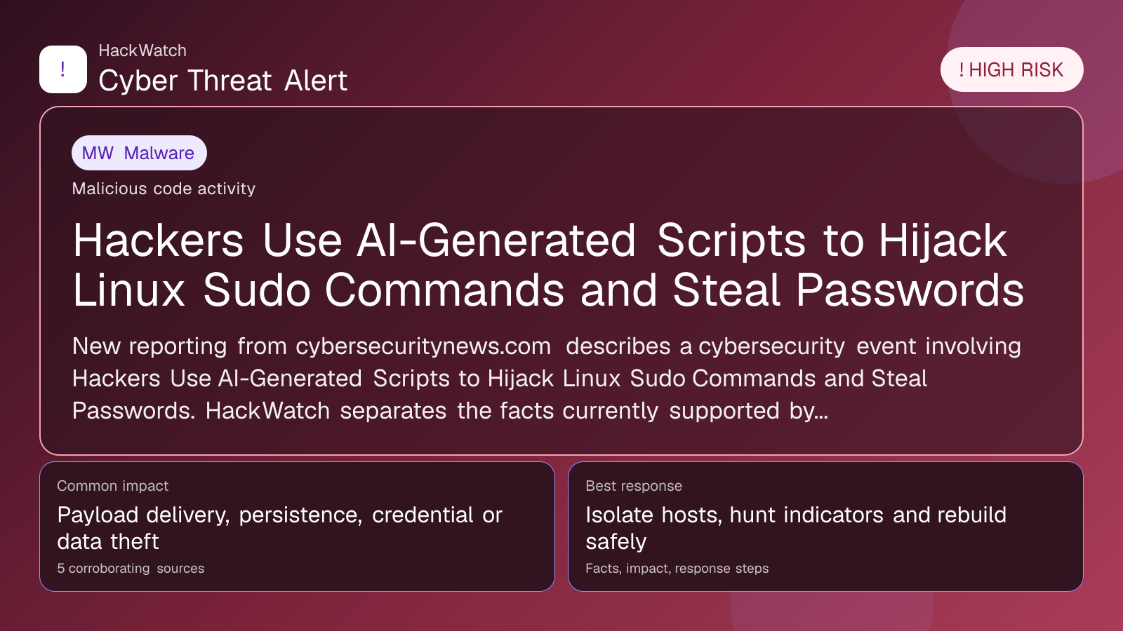 Hackers Use Codex and DeepSeek AI Agents to Breach 440 PaperCut Servers Worldwide - HackWatch breach alert image