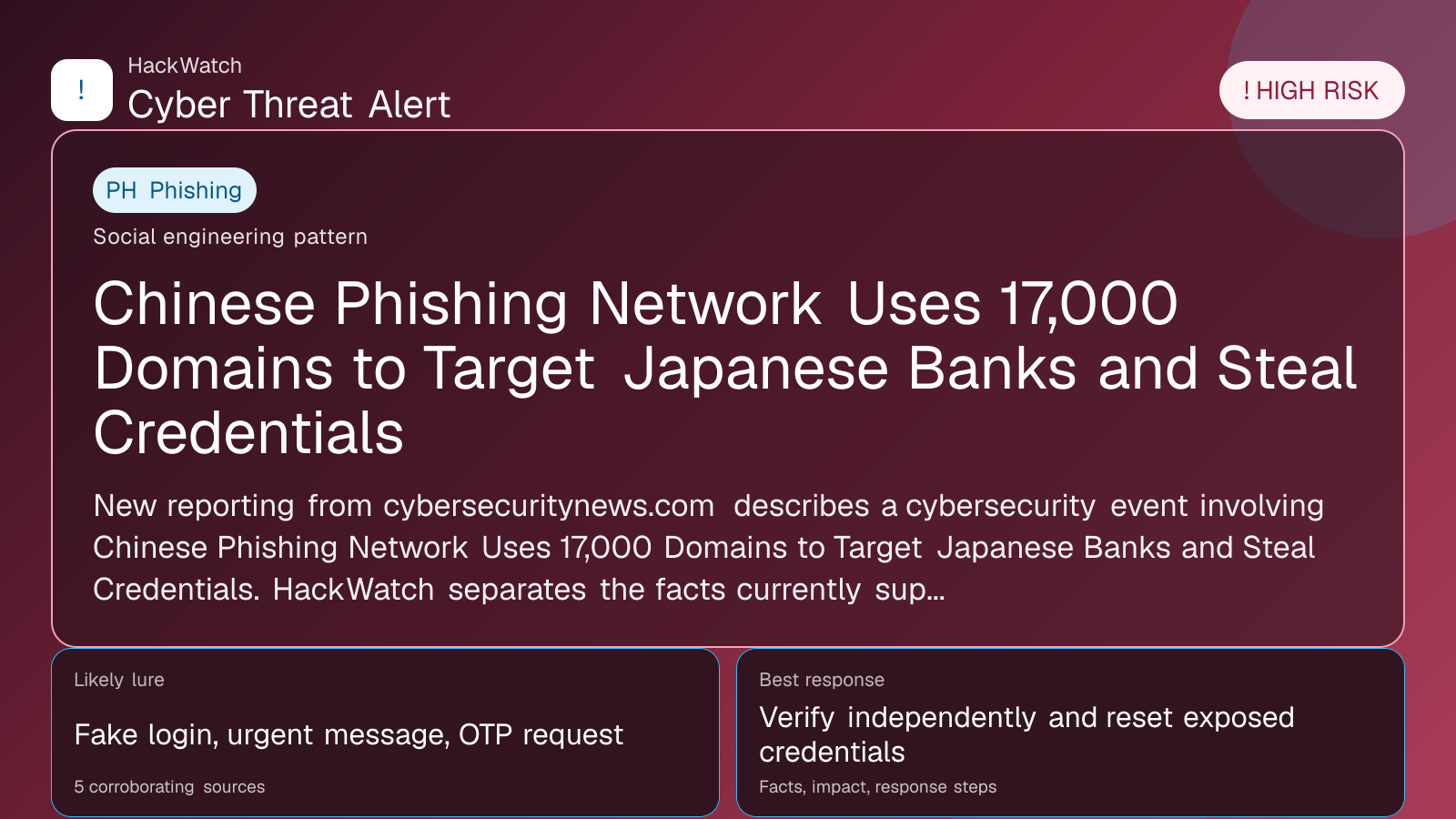 New Aoki Malware Targets ChatGPT, Claude, Codex and Gemini to Steal Credentials - HackWatch malware alert image